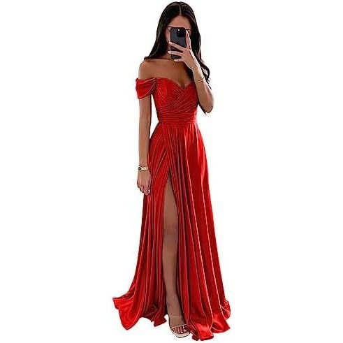 A Line Bridesmaid Dress Long Gown - Image 15
