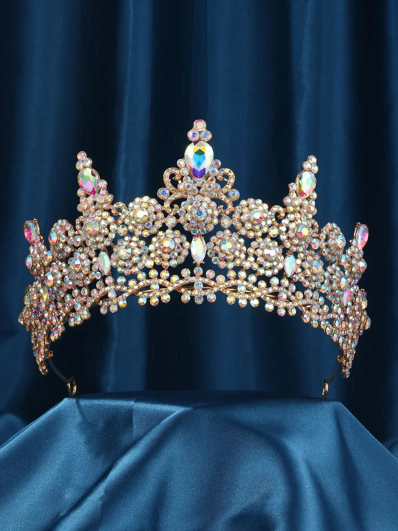 Birthday Tiara Crown Crystal Rhinestone Party Hair Accessory - Image 4