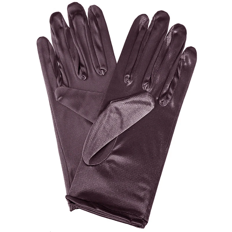 Bridal Wedding Gloves Short Satin Dress Gloves - Image 10