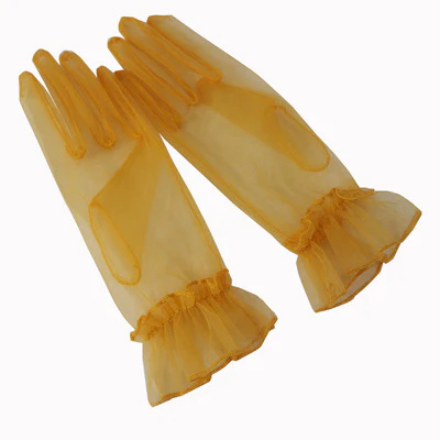 Bride Wedding Gloves Butterfly Embroidered - Image 5