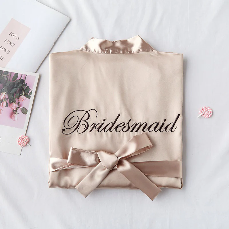 Bridesmaid Bridal Dressing Gown Night Gown - Image 17