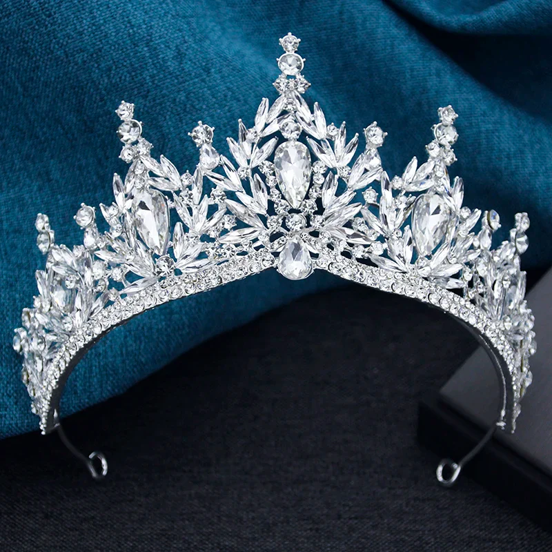 Crystal Quinceanera Tiara Party Crown Hair Accessory - Image 10