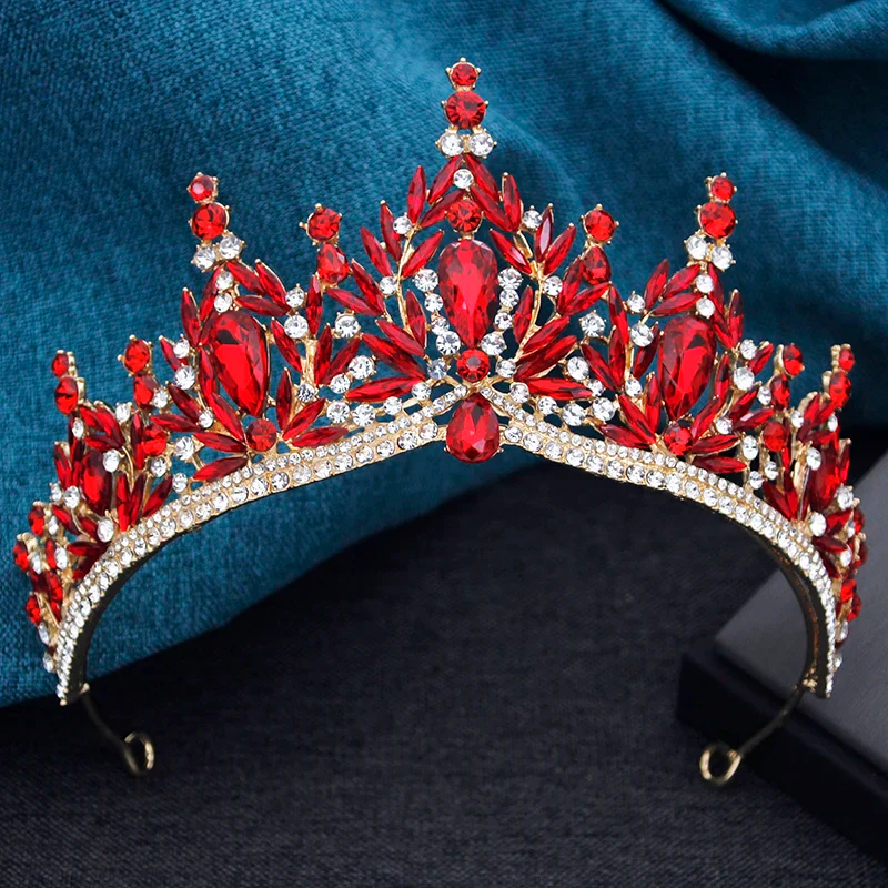 Crystal Quinceanera Tiara Party Crown Hair Accessory - Image 11