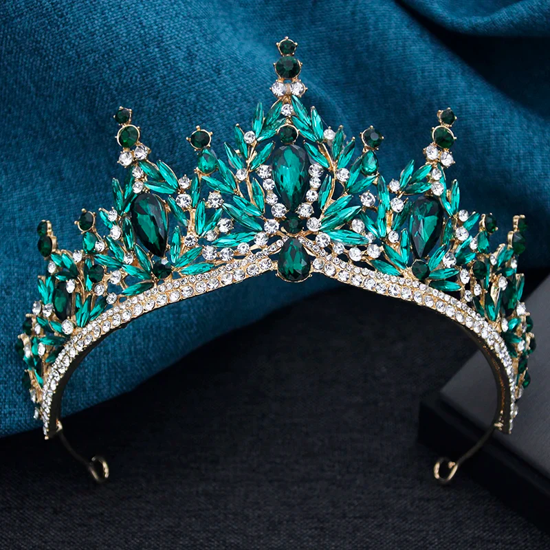 Crystal Quinceanera Tiara Party Crown Hair Accessory - Image 3