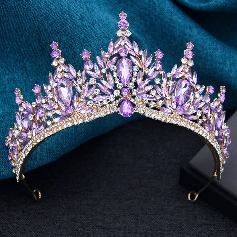 Crystal Quinceanera Tiara Party Crown Hair Accessory - Image 6