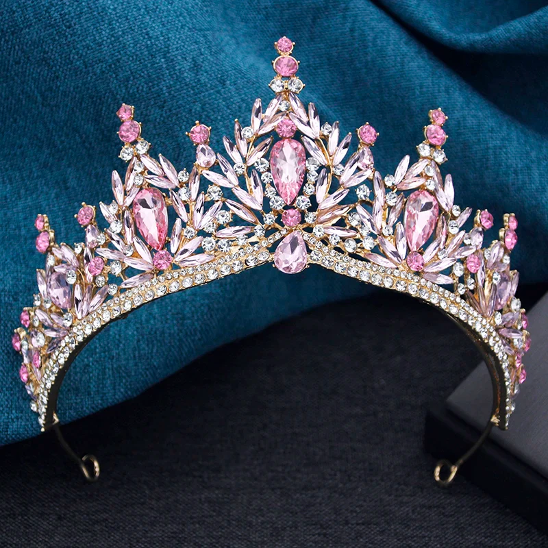 Crystal Quinceanera Tiara Party Crown Hair Accessory - Image 7