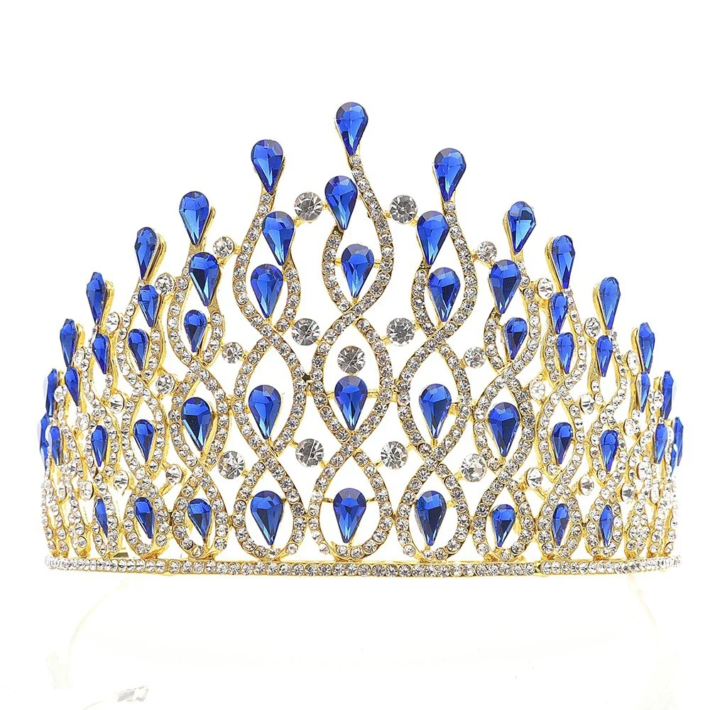 Crystal Royal Tiara Bridal Pageant Wedding Hair Accessory - Image 5