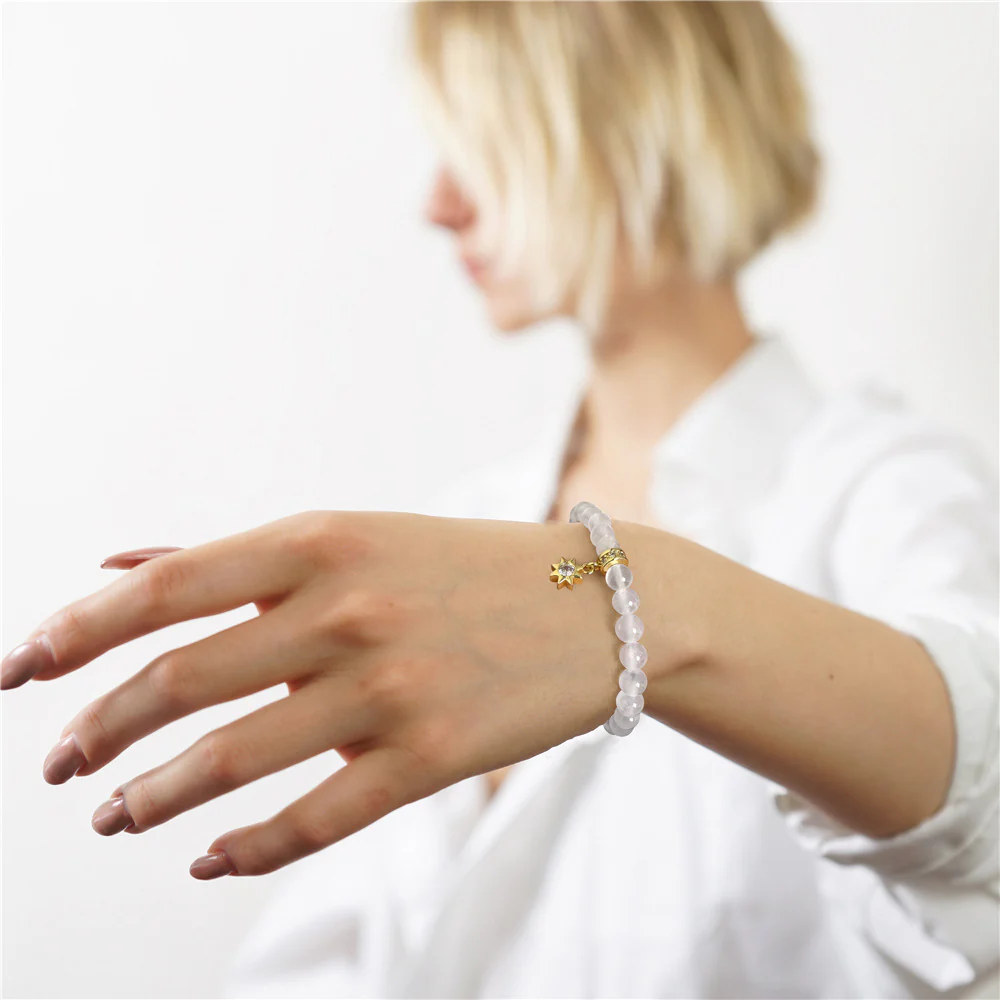 Finely Inlaid Pendant Bracelet Bridesmaid Gift - Image 3