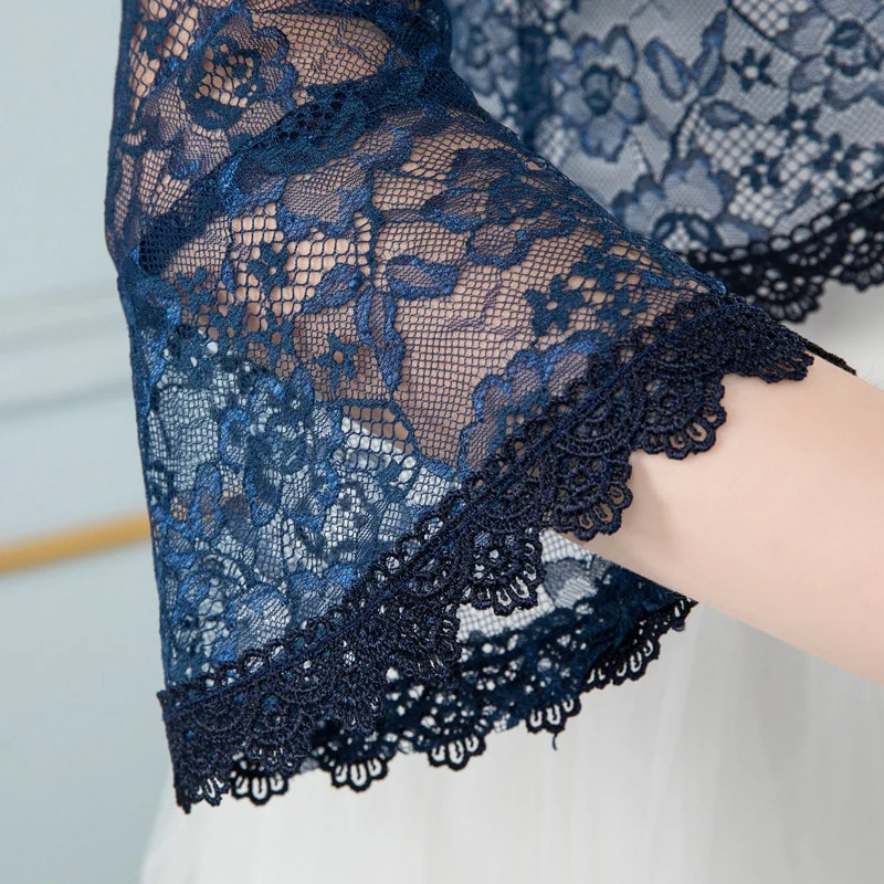 Lace Wedding Bridal Wrap Bolero Jacket Accessory - Image 11