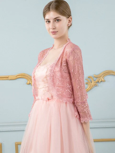 Lace Wedding Bridal Wrap Bolero Jacket Accessory - Image 13