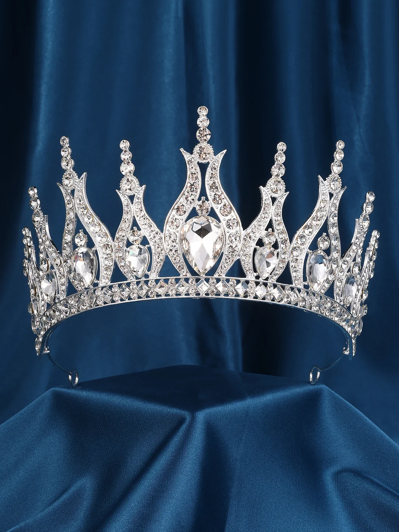 Pageant Tiara Crown Crystal Winners Hair Accessory - Image 6