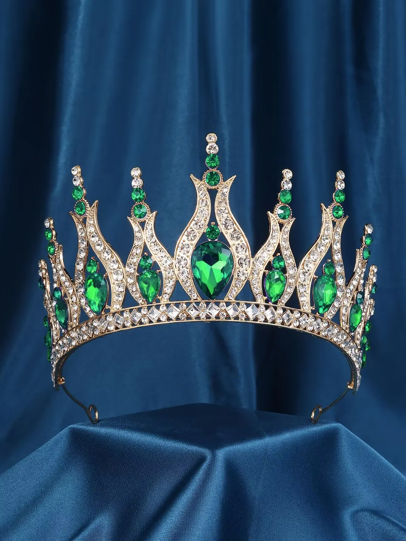 Pageant Tiara Crown Crystal Winners Hair Accessory - Image 8