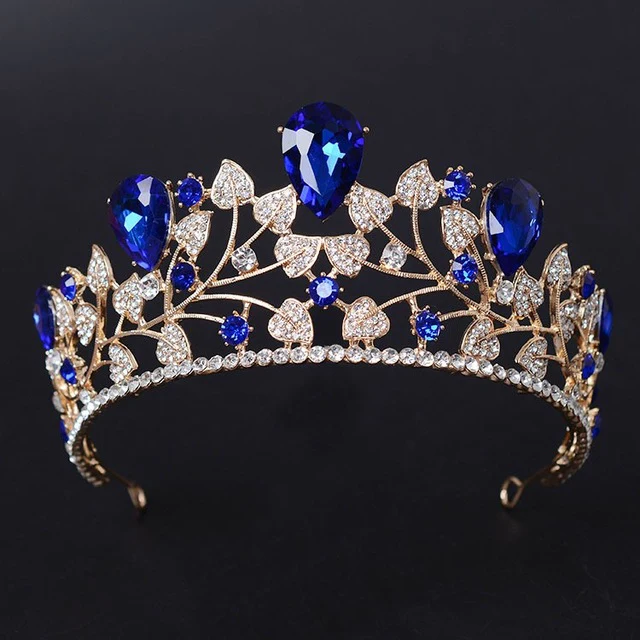 Party Tiara Crown Crystal  Rhinestone Princess Hair Accessory - Image 4