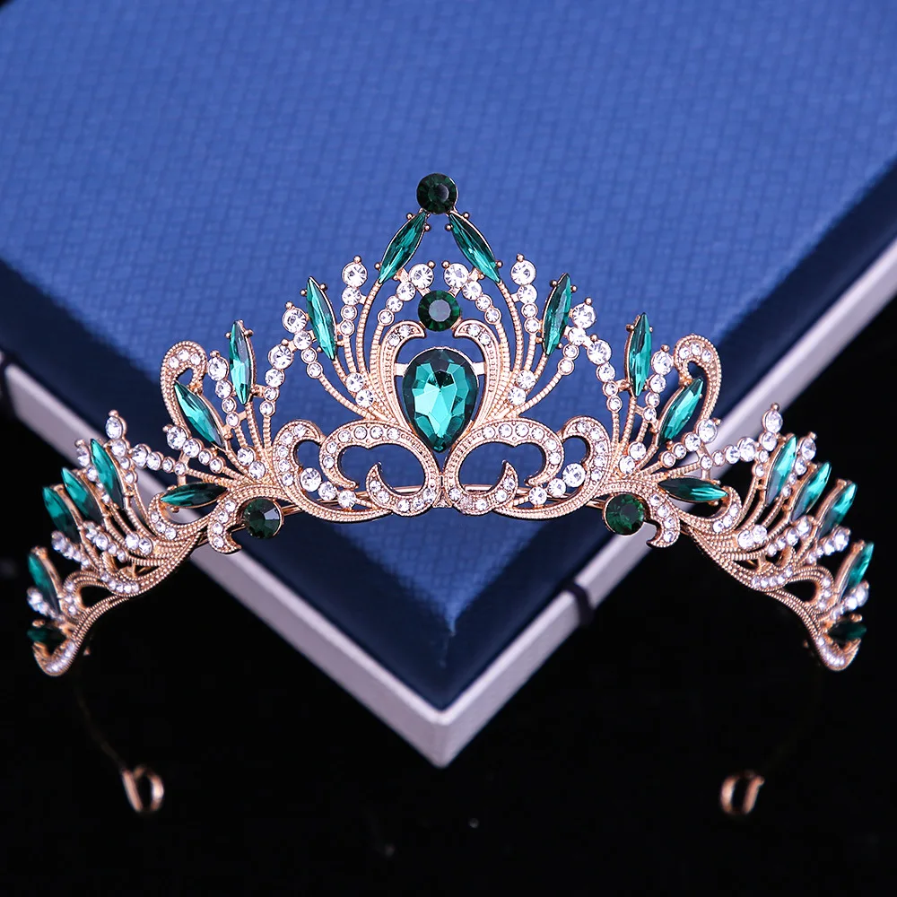 Quinceanera Crystal Tiara Party Crown Hair Accessory - Image 4