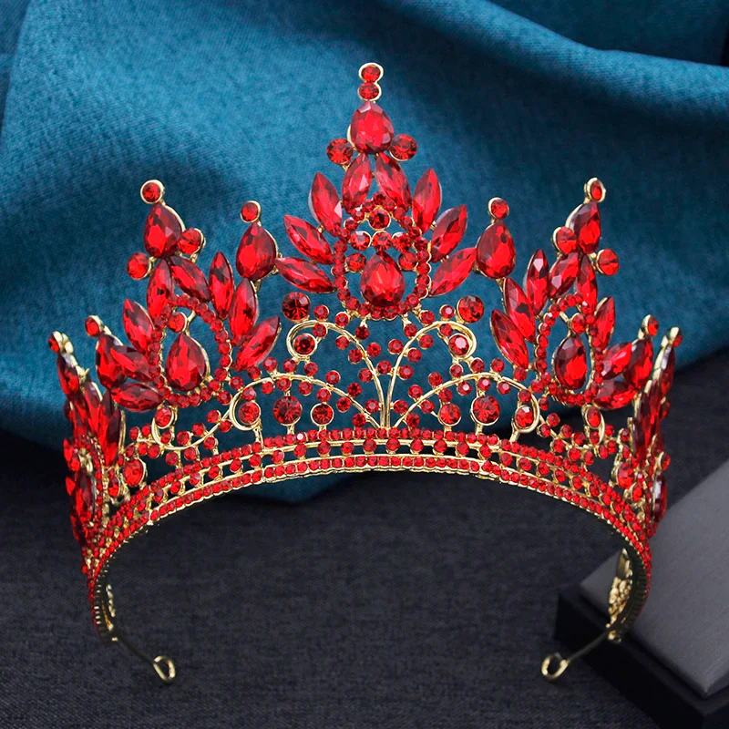 Quinceanera Crystal Tiara Princess Crown Hair Accessory - Image 10