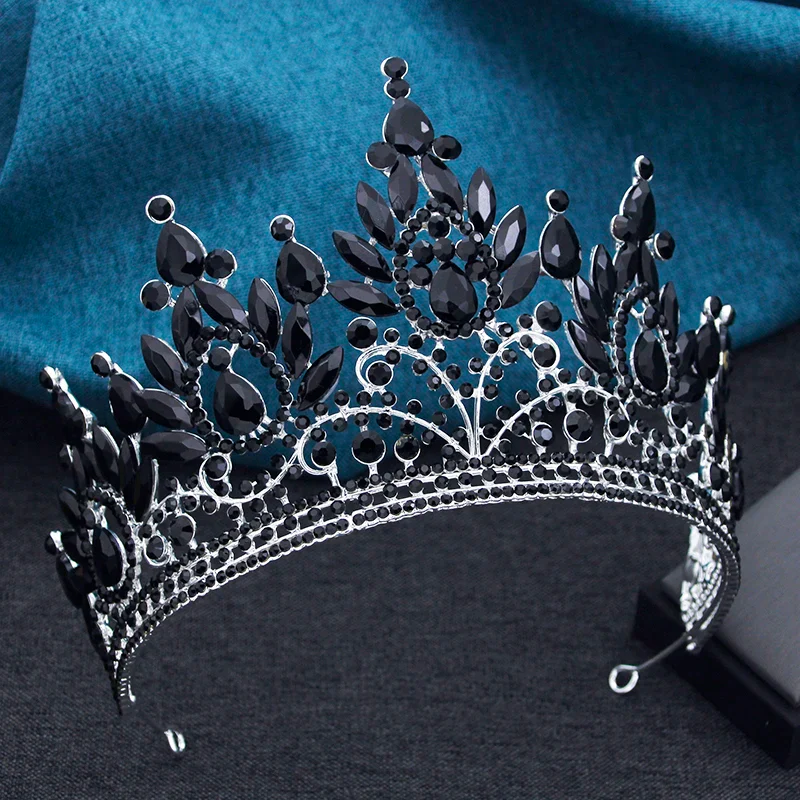 Quinceanera Crystal Tiara Princess Crown Hair Accessory - Image 4