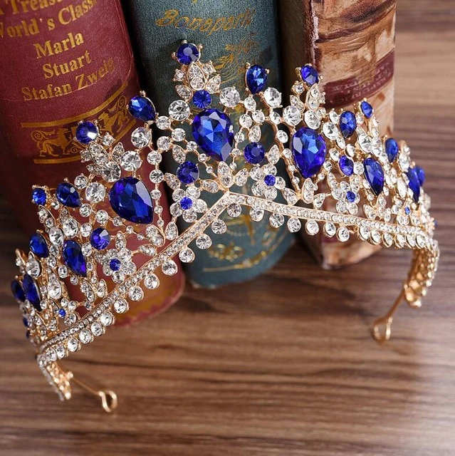 Quinceanera Party Tiara Crystal Rhinestone Pageant Crown Accessory - Image 9