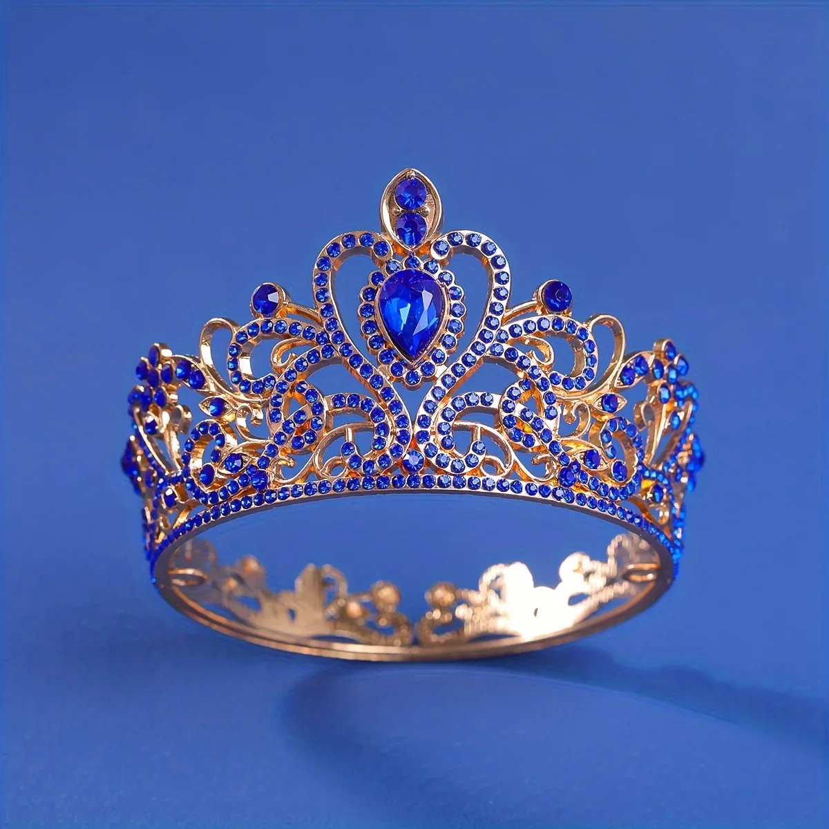 Round Crown Royal Queen King Party Hair Accessories - Image 3