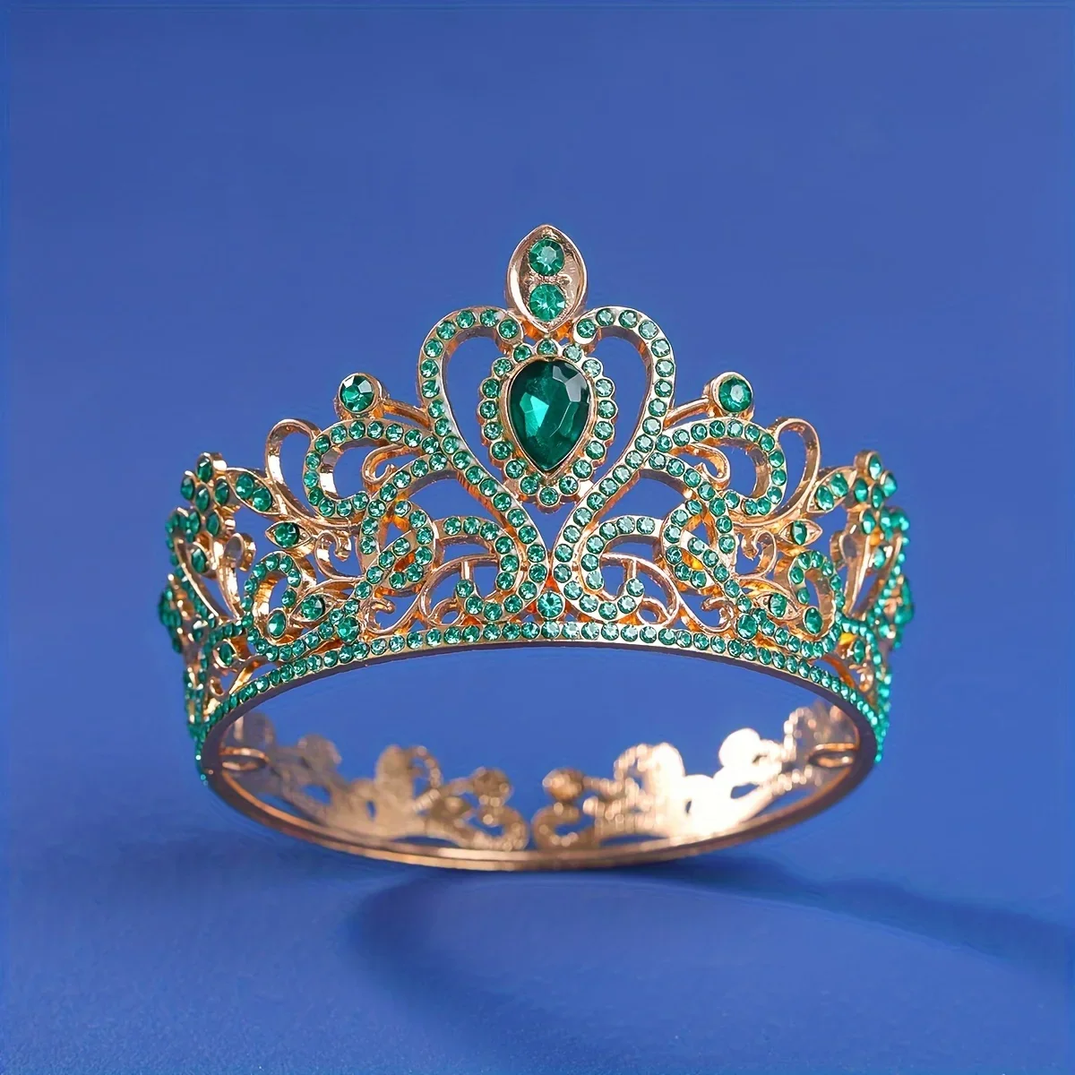 Round Crown Royal Queen King Party Hair Accessories - Image 4