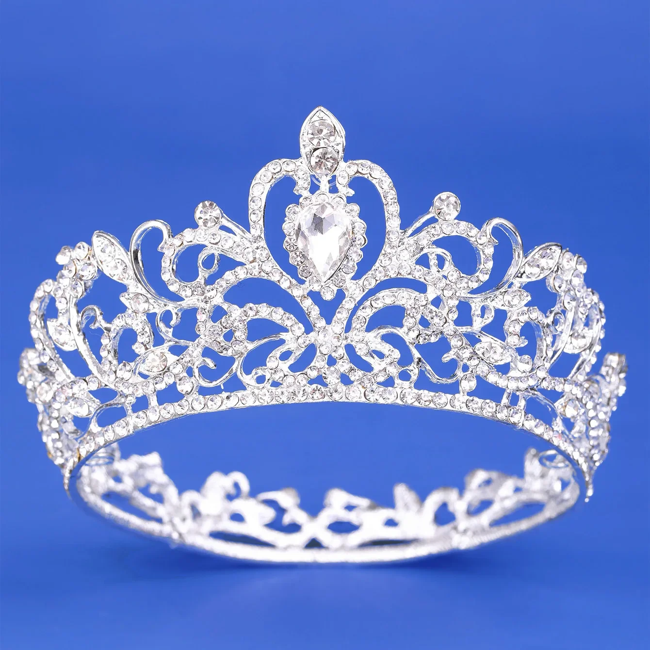 Round Crown Royal Queen King Party Hair Accessories - Image 8