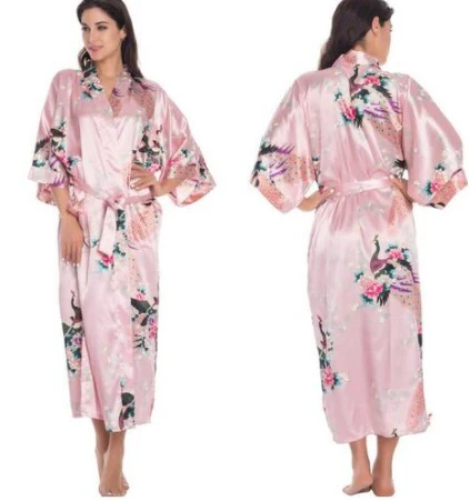 Satin Robes for Brides Wedding Robe Sleepwear Silk - Image 7